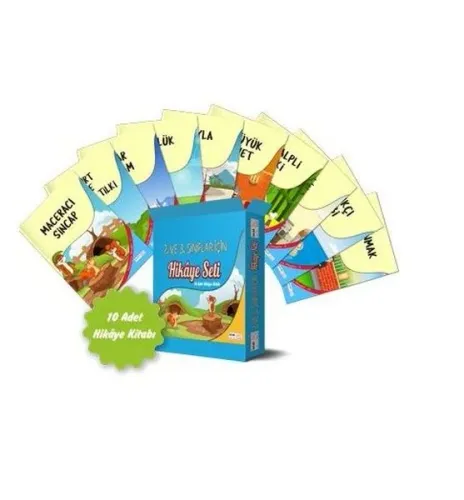 2 ve 3. Sınıflar İçin Hikaye Seti (10 Kitap Takım)