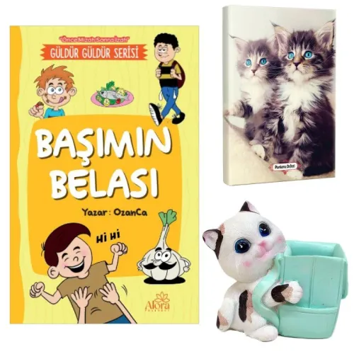 Başımın Belası - Maviş Kediler Planlama Defteri ve Sevimli Kedi Kaleml