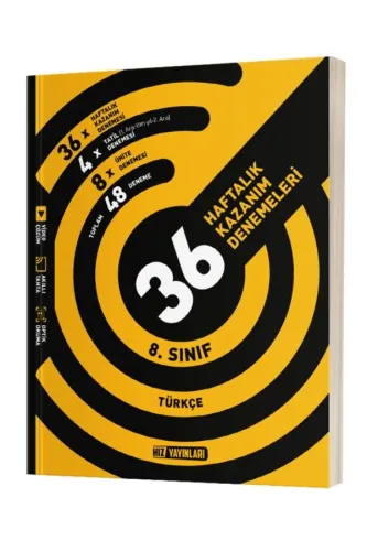 HIZ 8.SINIF TÜRKÇE 36 HAFTALIK DENEME