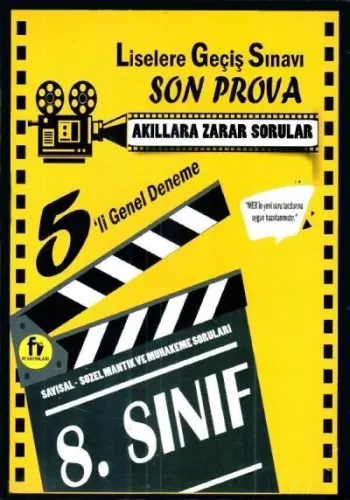 Fi 8. Sınıf LGS Akıllara Zarar Sorular Son Prova 5'li Genel Deneme