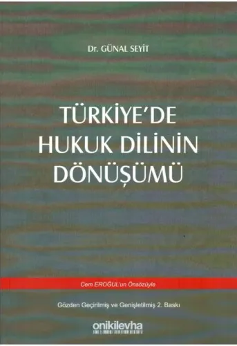 Türkiye'de Hukuk Dilinin Dönüşümü