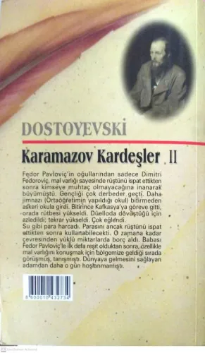 Karamazov Kardeşler (Cilt 2) Dostoyevski Amfora Yayınları