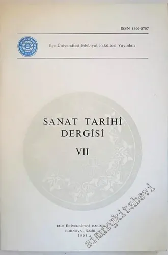 Ege Üniversitesi Arkeoloji ve Sanat Tarihi Dergisi - Sayı: 7       1994