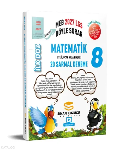 Sinan Kuzucu 8. Sınıf Matematik İlk Doz Sarmal Branş Denemeleri 2027