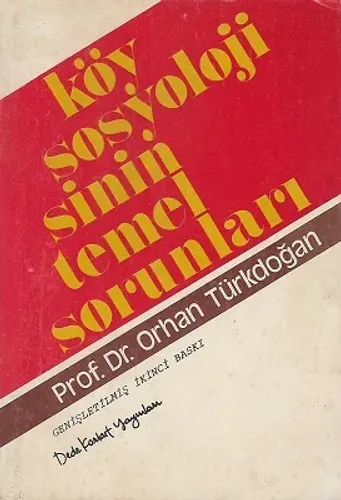 Köy Sosyolojisinin Temel Sorunları
