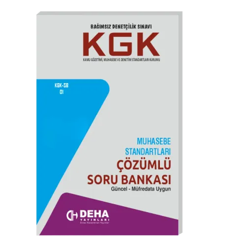 Deha Yayınları 2024 KGK Muhasebe Standartları Soru Bankası