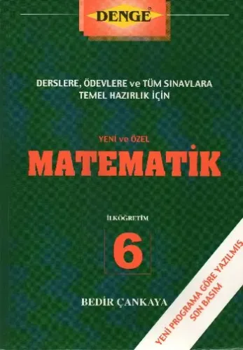 Denge 6. Sınıf Yeni ve Özel Matematik