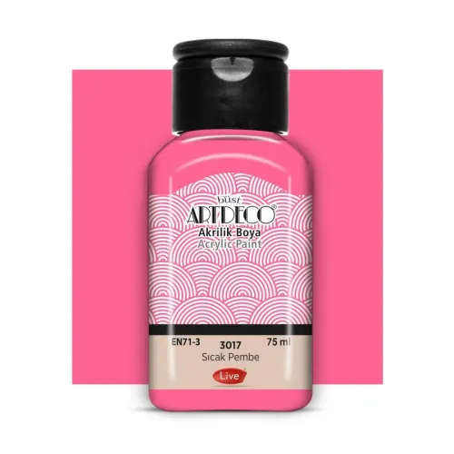 Artdeco Akrilik Boya 75ml Sıcak Pembe 3017