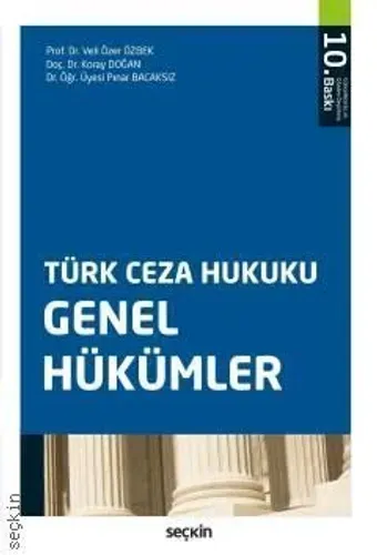 Türk Ceza Hukuku Genel Hükümler