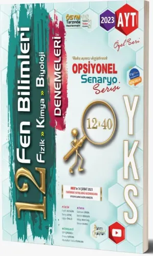 Tanım Yayınları AYT Fen Bilimleri 12 x 40 Özel Deneme