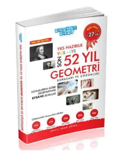 Akıllı Adam YKS Hazırlık Son 52 Yıl Geometri Soruları ve Çözümleri