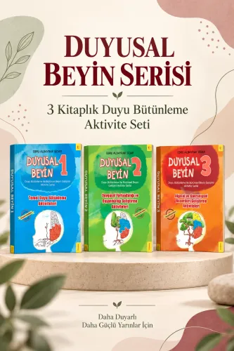Duyusal Beyin Serisi – 3 Kitaplık Duyu Bütünleme Aktivite Seti
