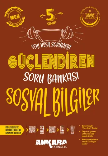 Ankara Yayıncılık 5. Sınıf Güçlendiren Sosyal Bilgiler Soru Bankası