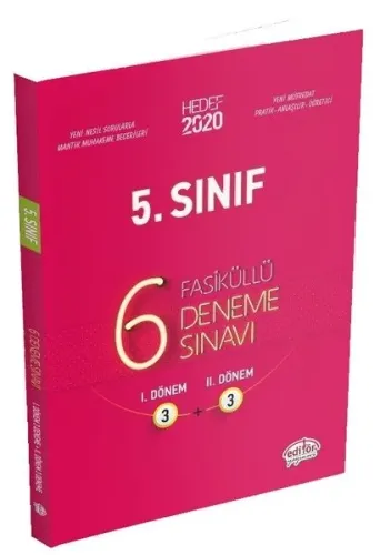 Editör Yayınları 5. Sınıf Tamamı Çözümlü 6 Deneme