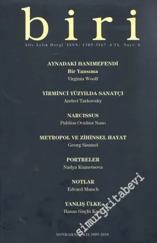 Biri - Altı Aylık Yerel Süreli Yayın - Sonbahar - Kış 2009 - 2010, Sayı: 6