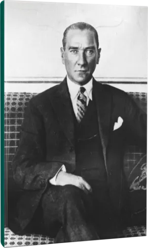 Samsun Çizgili Atatürk Okul Defteri - Halkkitabevi