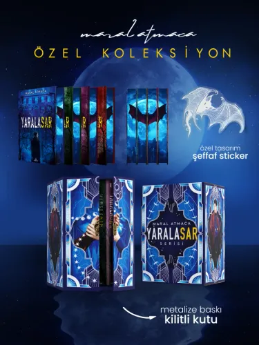 SET - YARALASAR SERİSİ (4 KİTAP) KİLİTLİ KUTU - YAN BOYAMALI