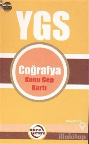 YGS Coğrafya Konu Cep Kartı