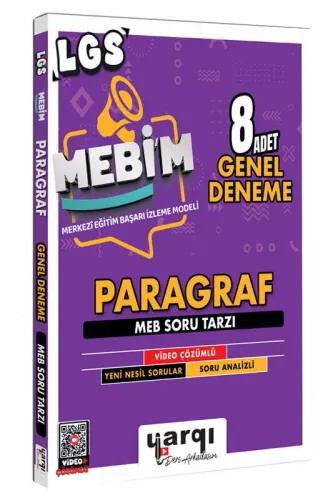YARGI DERS ARKADAŞIM 8. SINIF LGS MEBİM T.C. PARAGRAF 8 ADET GENEL DEN