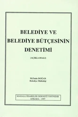 Belediye Ve Belediye Bütçesinin Denetimi