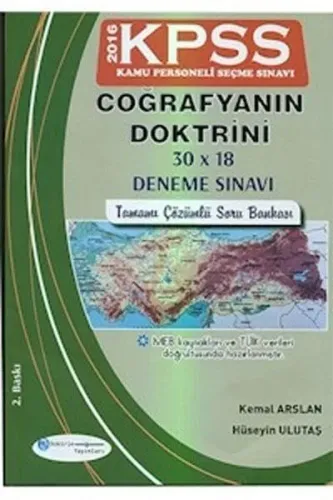 Doktrin KPSS Coğrafyanın Doktrini Tamamı Çözümlü 30x18 Deneme Sınavı