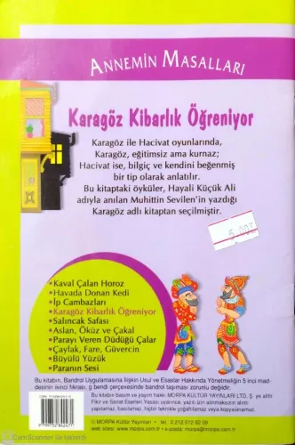 Annemin Masalları:Karagöz Kibarlık Öğreniyor Gülsüm Cengiz Morpa %44 i