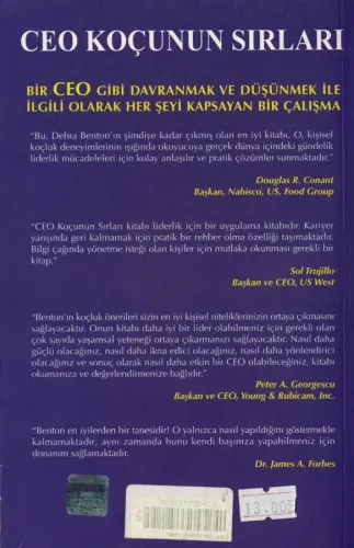 Ceo Koçunun Sırları D. A. Benton Pegasus Yayıncılık %71 indirimli