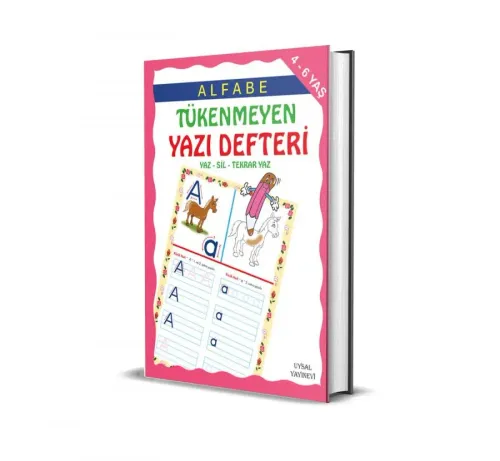 Alfabe Tükenmeyen Yazı Defteri (4-6 Yaş)