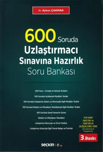 600 Soruda Uzlaştırmacı Sınavına Hazırlık Soru Bankası