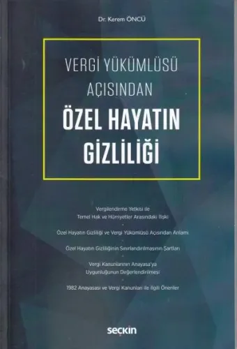 Özel Hayatın Gizliliği