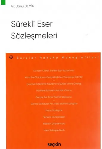 Sürekli Eser Sözleşmeleri