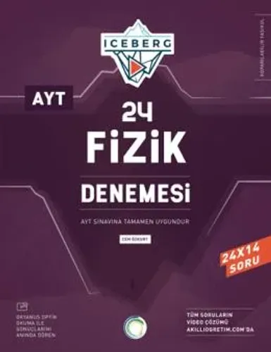 Okyanus Yayınları Ayt Iceberg 24 Fizik Denemesi