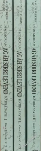 Journal of Turkish Studies = Türklük Bilgisi Araştırmaları - in Memori