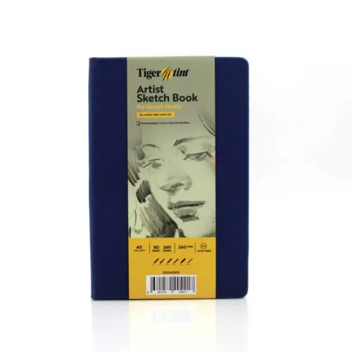 Tigertint Eskiz Defteri Sert Kapak 140gr. A5 80yp. Mavi N:100140503
