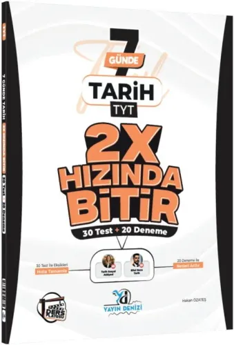 Yayın Denizi TYT Tarih 2X Hızında Bitir Deneme