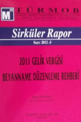Türmob Sirküler Rapor Sayı:2012/3