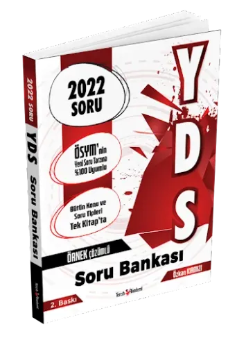 Tercih Akademi Yayınları YDS 2022 Soru Bankası Çözümlü