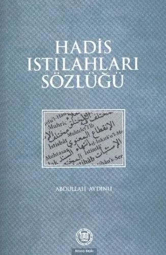 Hadis Istılahları Sözlüğü Abdullah Aydınlı