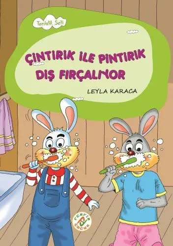 Temizlik Seti 1 Çintirik İle Pintirik Diş Fırçalıyor