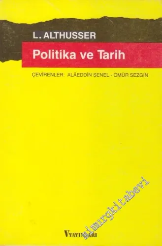 Politika ve Tarih: Montesquieu - Rousseau  -        1987