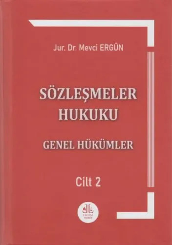 Sözleşmeler Hukuku Genel Hükümler