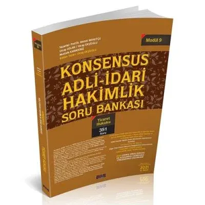 Konsensus Adli - İdari Hakimlik Ticaret Hukuku Soru Bankası