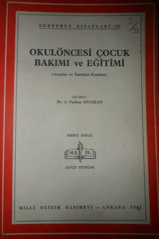 OKUL ÖNCESİ ÇOCUK BAKIMI VE EĞİTİMİ