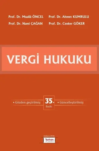 Vergi Hukuku (Mualla Öncel)