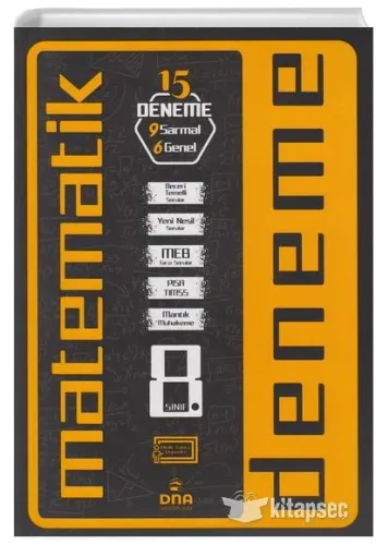 DNA YAYINLARI 8.SINIF LGS Matematik 15 li Deneme