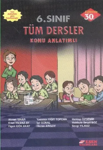 Esen 6. Sınıf Tüm Dersler Konu Anlatımlı
