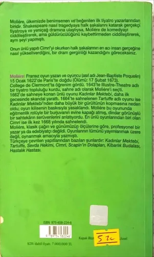 Cimri Moliere Kültür