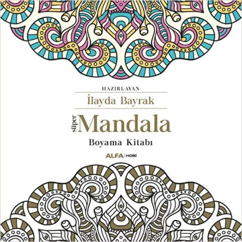 Süper Mandala Boyama Kitabı
