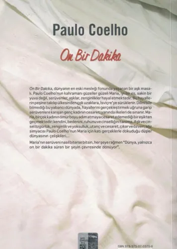 On Bir Dakika Paulo Coelho Can Yayınları %51 indirimli
