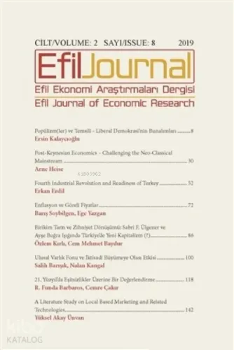 Efil Ekonomi Araştırmaları Dergisi  Cilt: 2 Sayı: 8